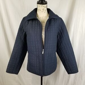 Jane Ashley Casual Lifestyle‎ Navy Quilted Jacket
